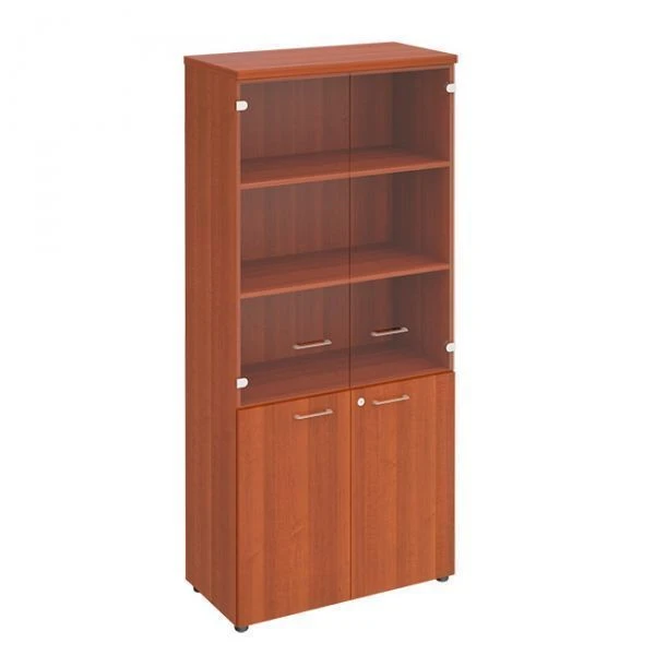 Wooden Office Cabinet for Document and Clothing Storage