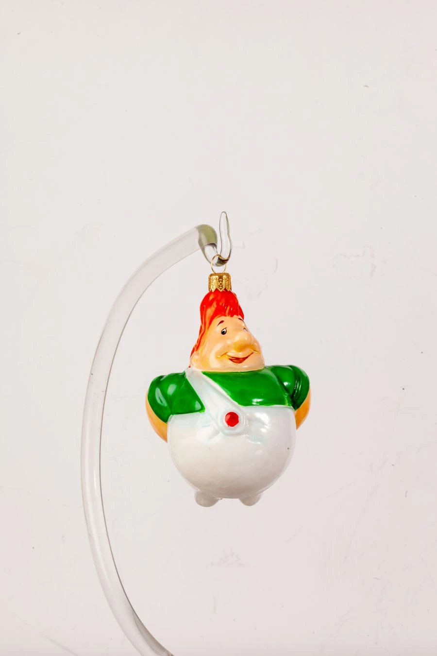 Handcrafted Glass Christmas Ornament "Karlson with Propeller