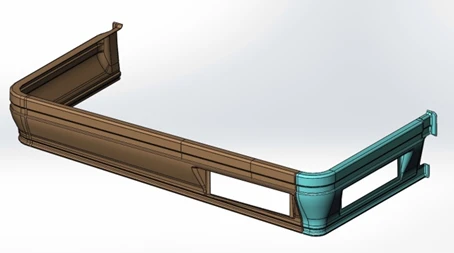 تجميع غطاء المنصة الخلفية اليسرى بالكامل 5299-351-5107330