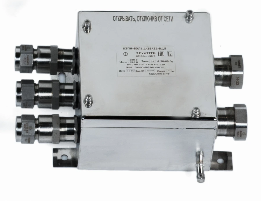 Clamping box of KZPN-VEL1.1 type