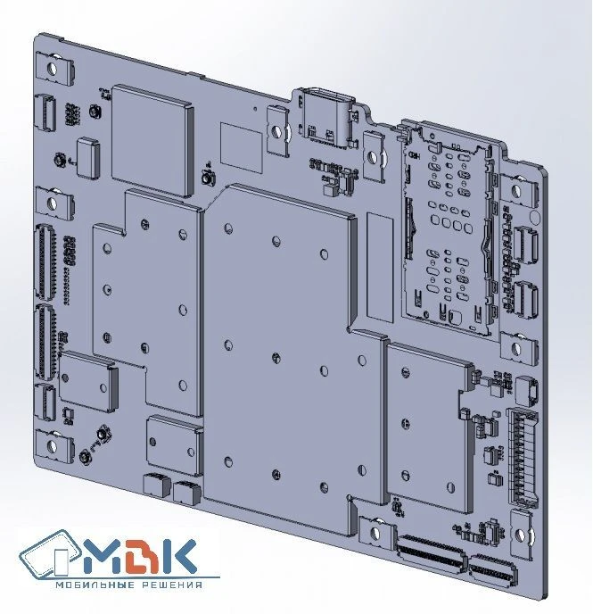 Electronic Module for Portable Tablet Computer BРУА.352238.003.01-01