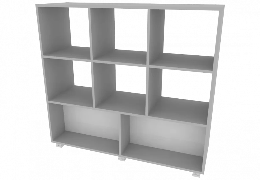 رف مفتوح مزدوج الجوانب 1189x380x1104مم