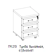 خزانة هاملتون المتنقلة، موديل GM 213