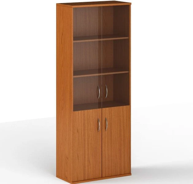 Glass-Front Storage Cabinet for Documentation and Papers