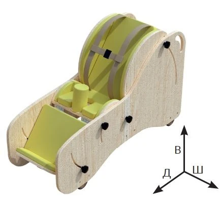 دعم المقعد "الكسول" (الحجم 3)