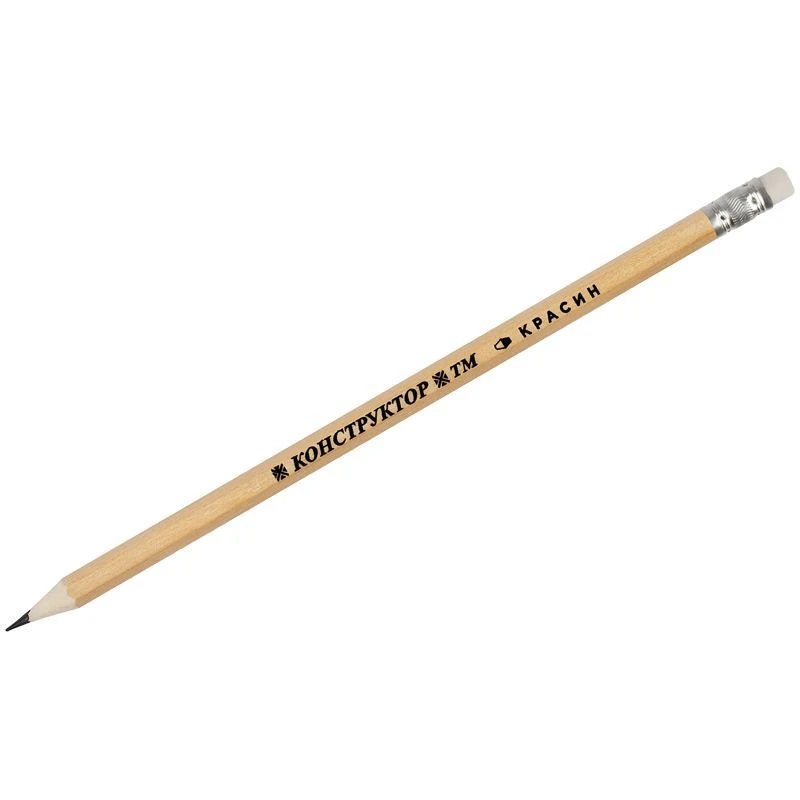 HB Mechanical Pencil Krasin "Constructor" 6-Sided with Eraser