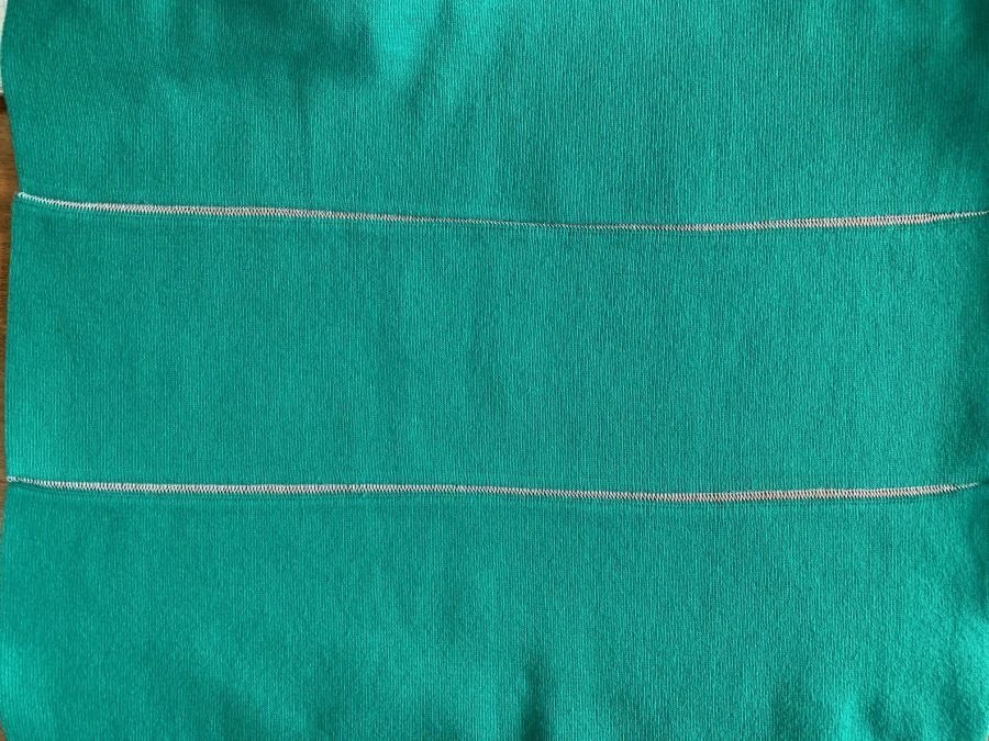 Elastic Cotton Knit Fabric 1x1 for Collars