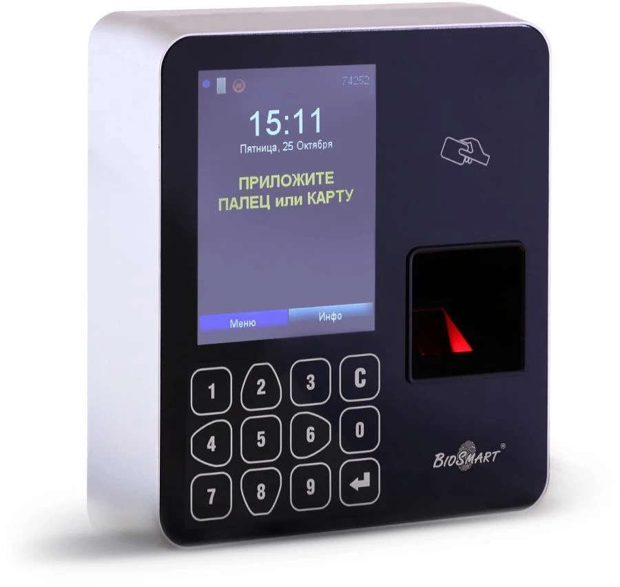 BioSmart WTC2 Fingerprint and RFID Access Terminal