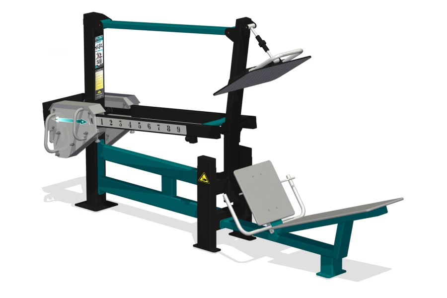 جهاز تدريب القوة الخارجي لتمارين ضغط الساقين