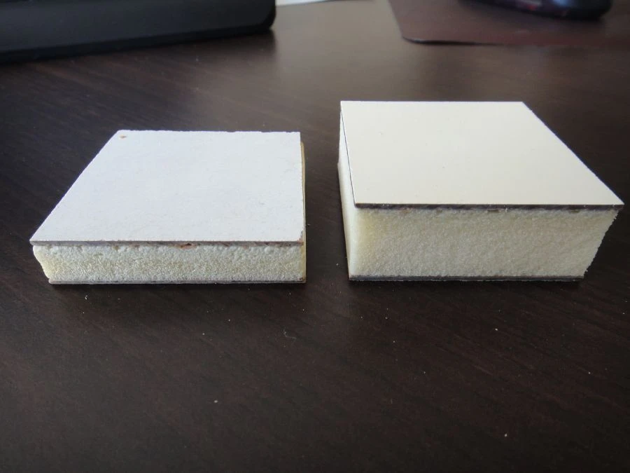 Polyurethane foam panels and boards