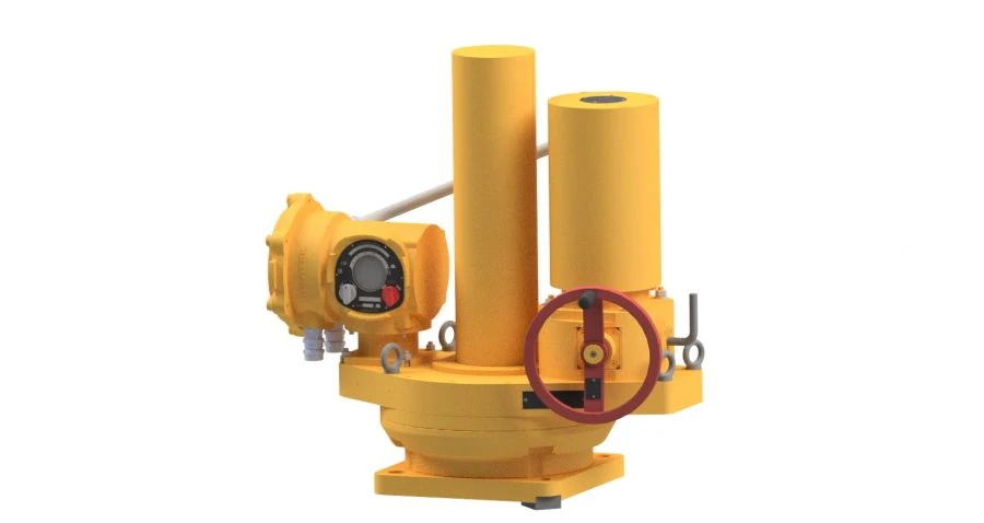 Multi-Turn Electric Actuator with Maximum Torque 10000 Nm