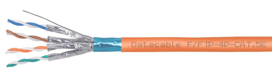 Shielded Twisted Pair Communication Cable for Digital Transmission Datacable Category 5e