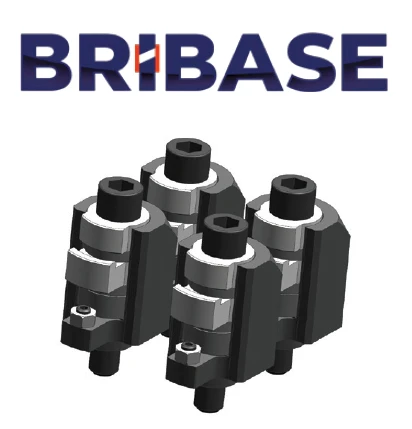 Smooth Clamp Set of 4 for BriBase Vices, 50mm High BB.VS.100.50.051