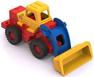 Brightly Colored "Bear Cub" Tractor Toy for Kids