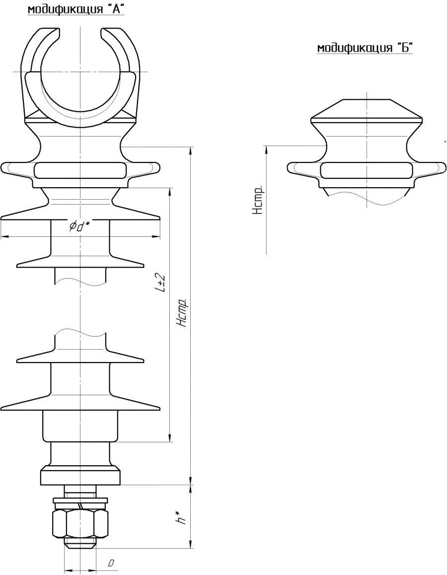عازل دعم خطي مركب OLSK 12.5-10-B-4