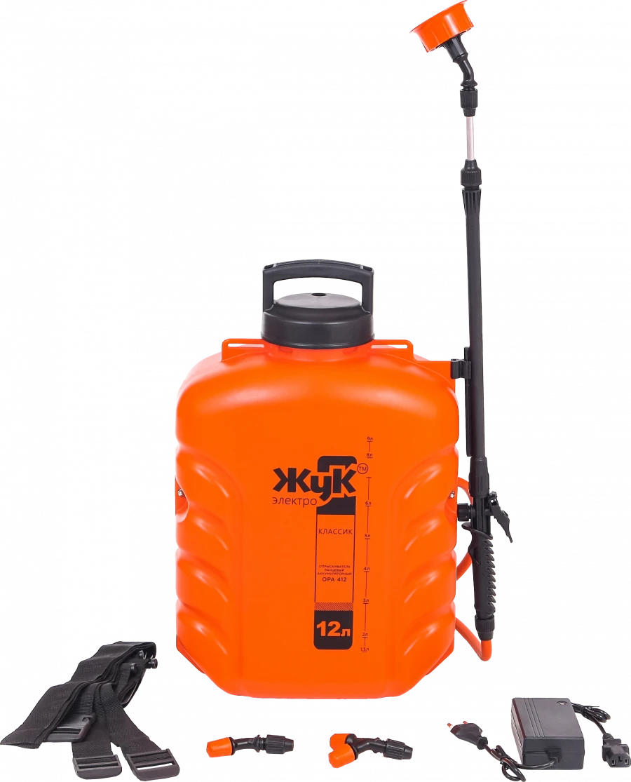 بخاخ ظهر يعمل بالبطارية TM "زوك" 12 لتر، طراز OPA 412,112