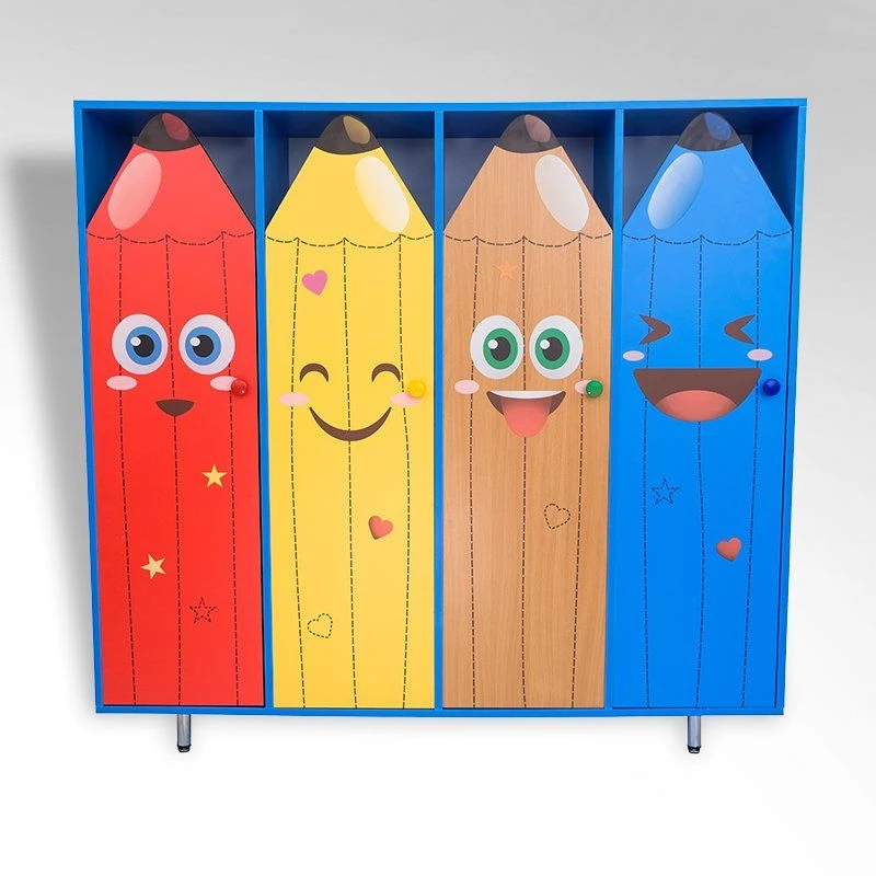 Compact Wardrobe for Clothes, 4 Sections, Model 40227