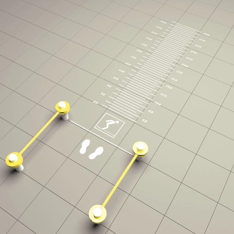 Long Jump Test Complex with Markings 320 cm MS-3