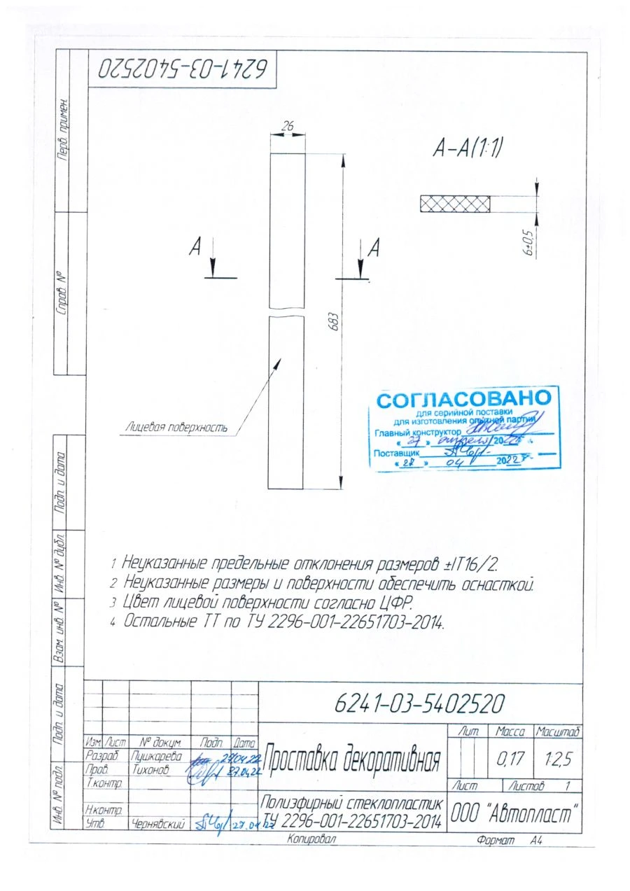 Decorative Spacer 6241-03-5402520