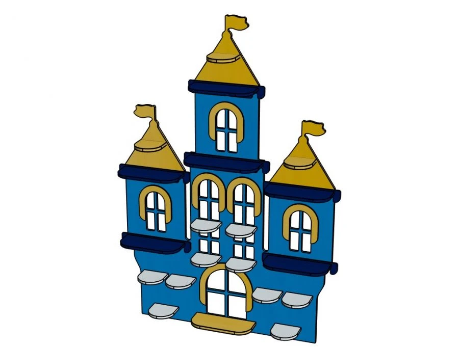 حامل الحرف "القصر" للاستخدام في رياض الأطفال - س ج 08