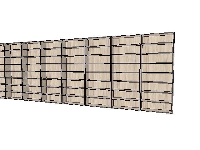 وحدة تخزين رف ثمانية الأقسام ST-15