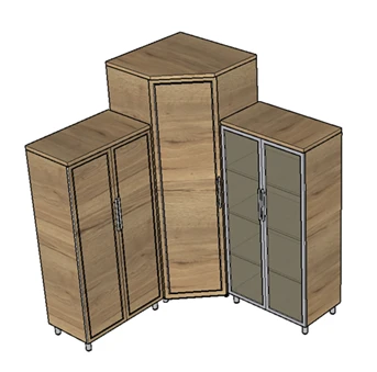 وحدة تخزين حائط - تصميم مخصص