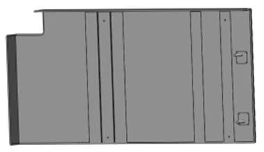 Front Lower Side Panel for Tram Car - S.31Р-10.30.060
