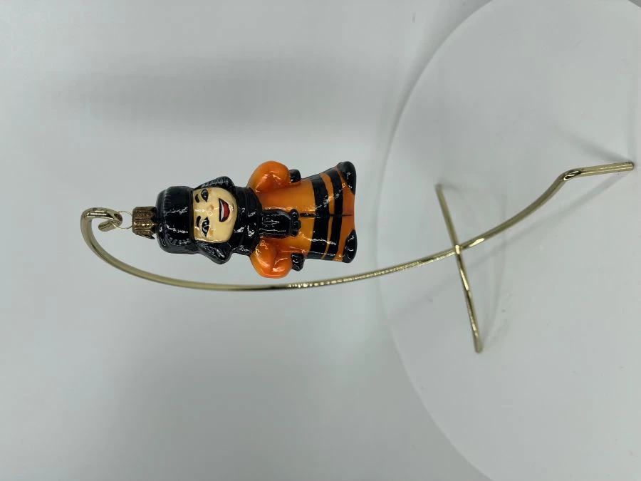 Handcrafted Glass Christmas Ornament "Eskimo