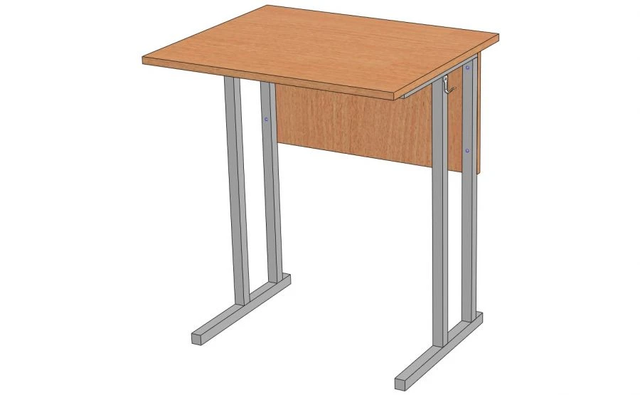 Single Student Desk with Fixed Height - Model SU