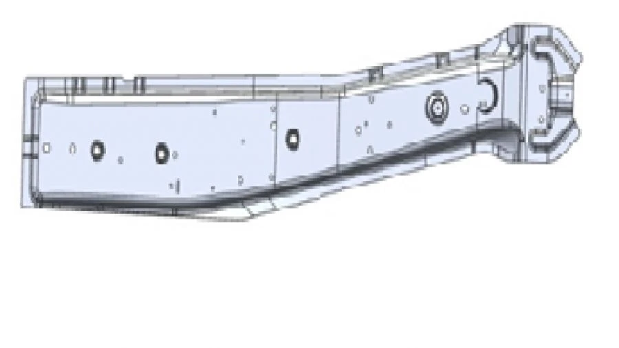Right Rear Support Bracket for Vehicles A9606415710