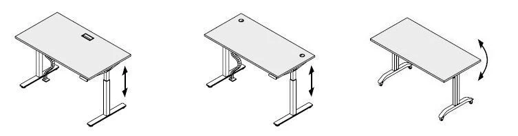 Office Straight Table "Drive" Set