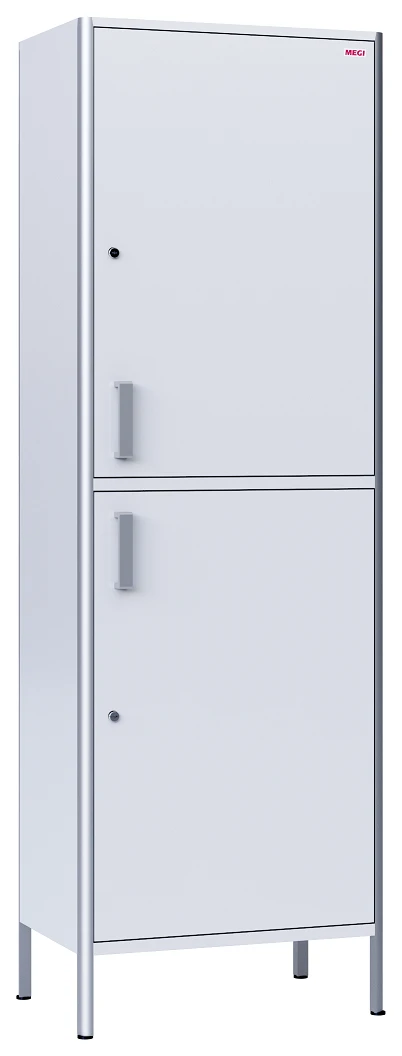 خزانة طبية مزدوجة لتخزين المستلزمات والمعدات الطبية