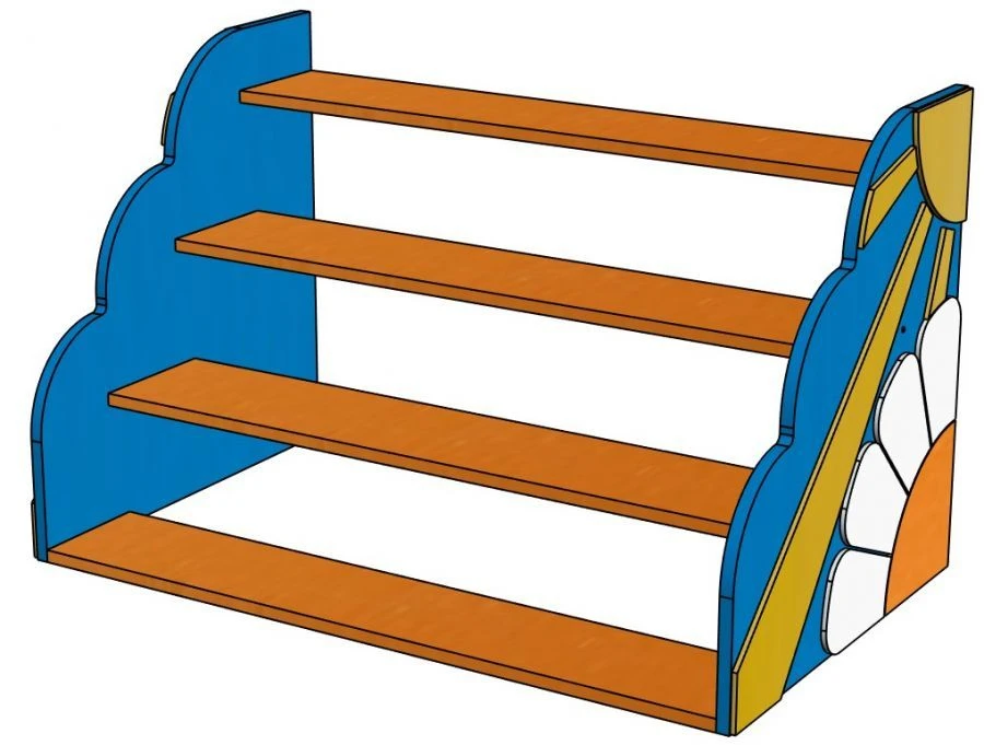 Daisy Craft Display Stand for Preschool - Model SJ10