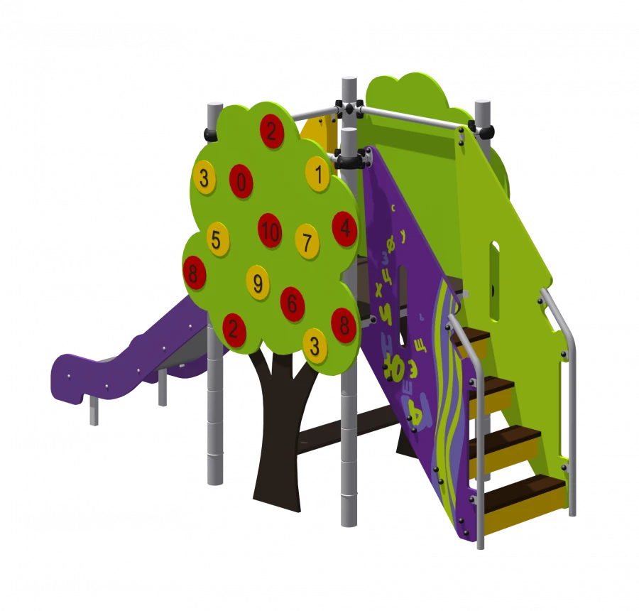 Metal Slide "Apple Tree" h950 Romana 110.09.00