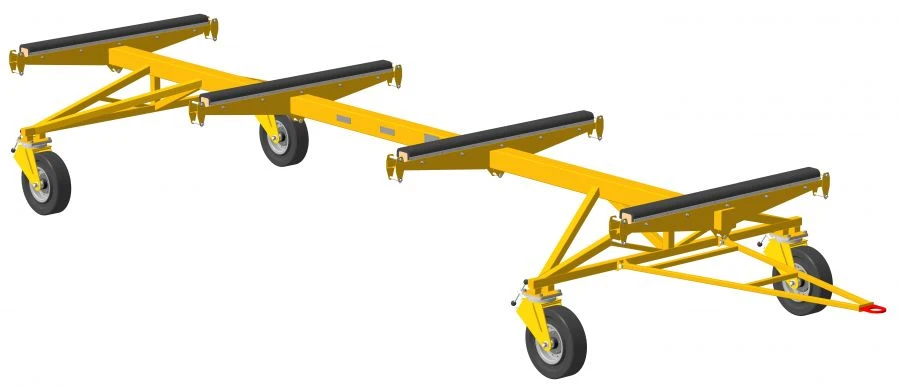 Long Structure Transport Trolley for Aircraft Components