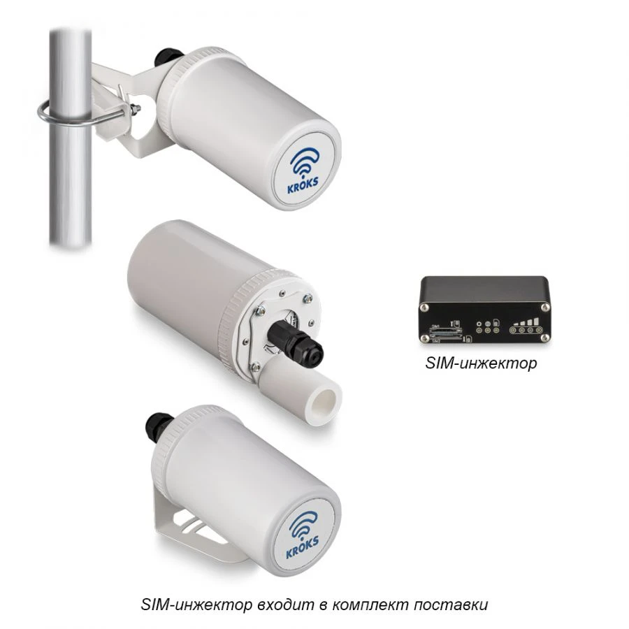LTE Cat.6 Router with SIM Injector Support - Kroks Rt-Pot RSIM DS eQ-EP
