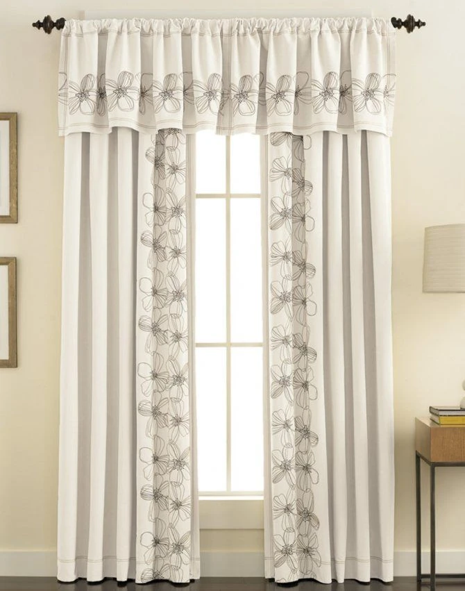 Soft Transparent Curtain with Tape for Windows