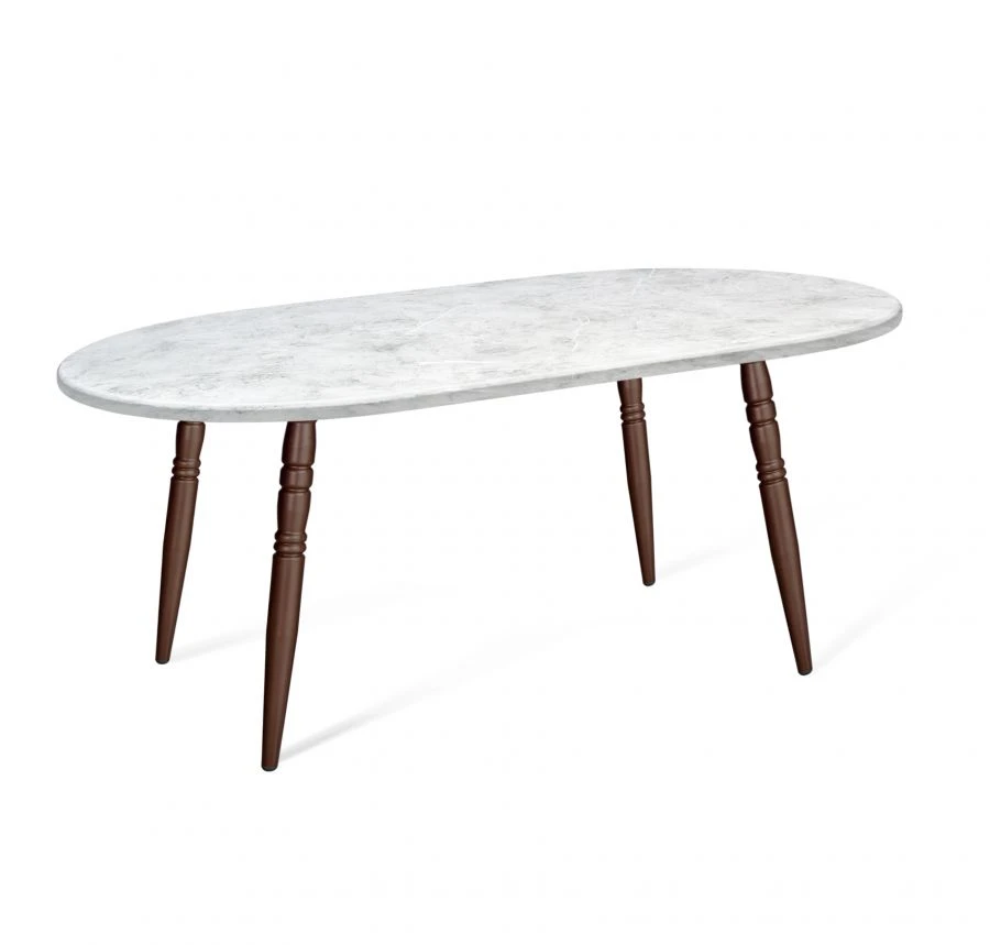 Oval MDF Dining Table Sheffilton SHT-TU15/140-80