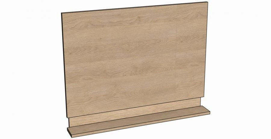 لوحة حائط للتلفاز 1300x1020x168 مم - بناء MDF