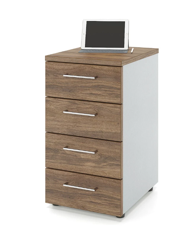 ZAMM Side Cabinet 4 Drawers Without Lock on Adjustable Feet