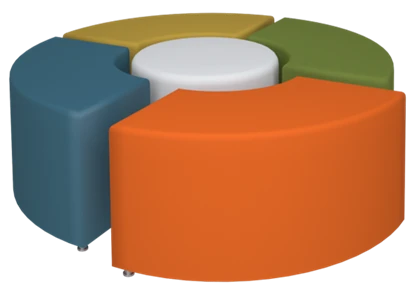 Diagram Pouf - Stylish and Durable Seating Solution