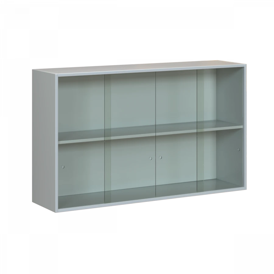 Wall-Mounted Cabinet with Sliding Doors