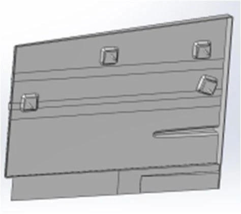 لوحة تغليف اليسار S.31Р-10.10.070 لعربات الترام