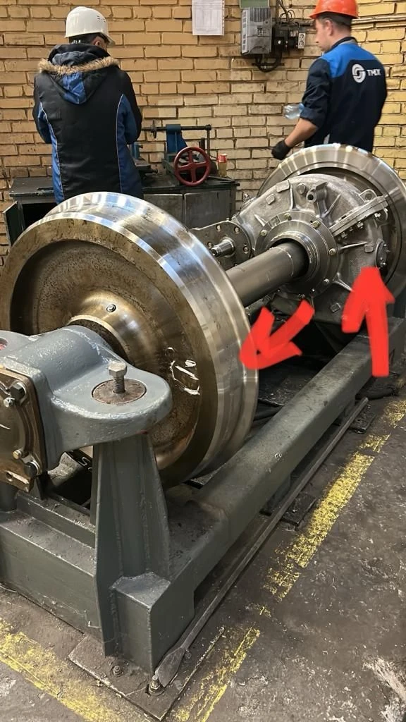 Wheel Pair for Load Support and Direction Control 2.7175.31.10.011.13