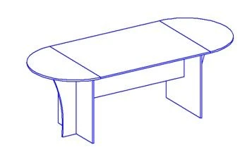 Conference Table Model C 03 for Public Spaces