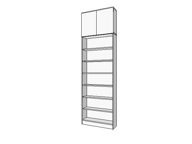 Wall-Mounted Sectional Shelf ST-9