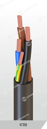 كابل طاقة مع موصلات نحاسية لجهد 0.66 و 1 كيلوفولت - نموذج ك جي في في