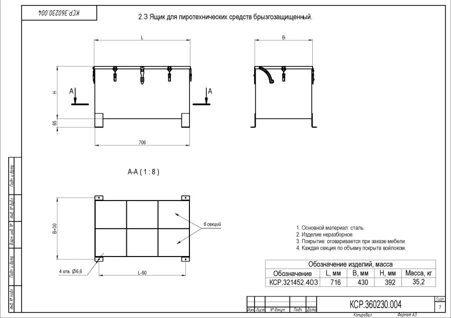 صندوق تخزين المواد النارية المقاوم للمياه