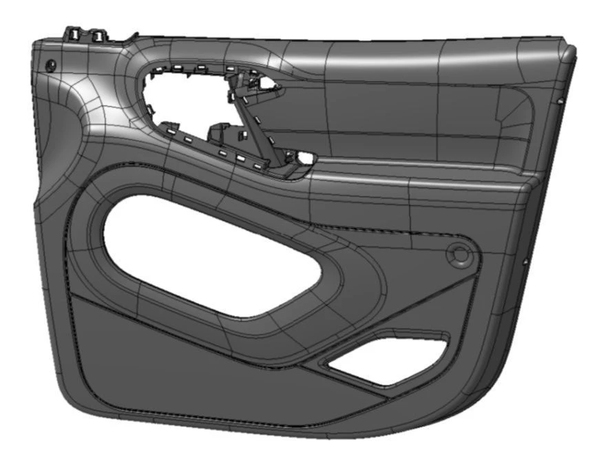 غلاف الباب الأمامي الأيمن للمركبات M1 و N1 - 9683045277