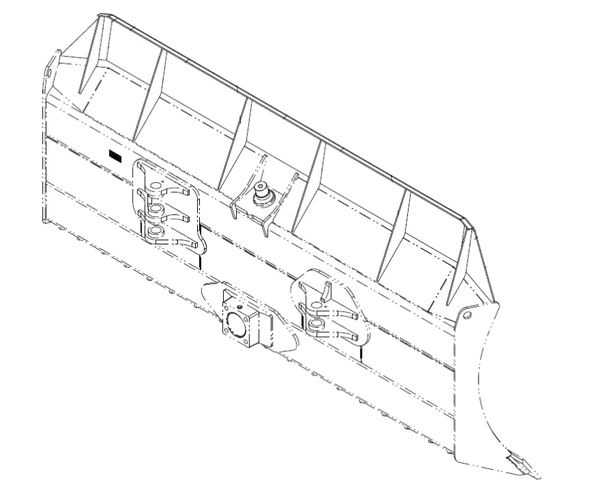 Rotating Blade Attachment Model 13489967 for Excavators